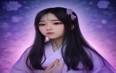 唯美日本动漫电影画面，少女在樱花飘落的神社前祈祷，免费电影动漫类新片